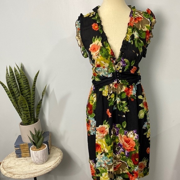 Magic floral dress size medium - Picture 1 of 12